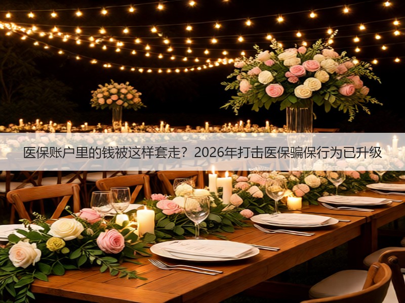 医保账户里的钱被这样套走？2026年打击医保骗保行为已升级