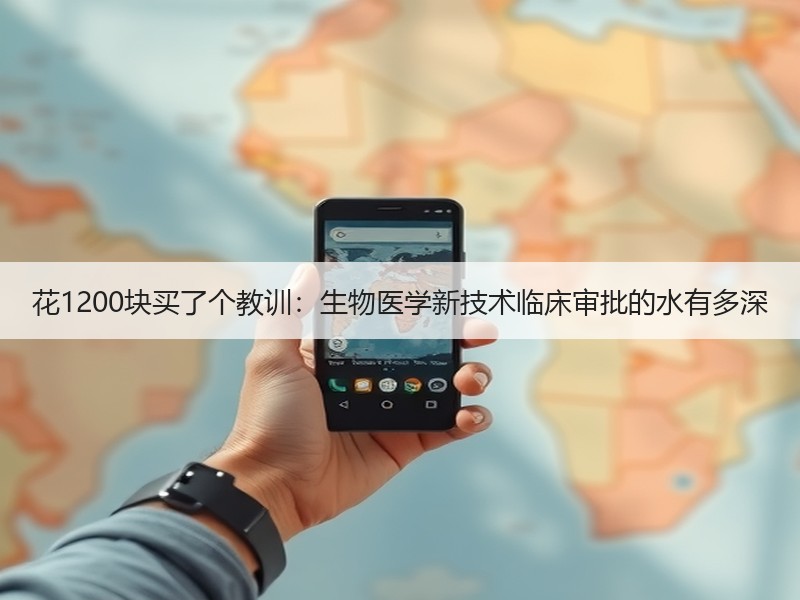 花1200块买了个教训：生物医学新技术临床审批的水有多深