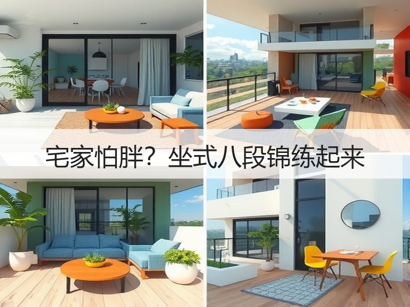 宅家怕胖？坐式八段锦练起来