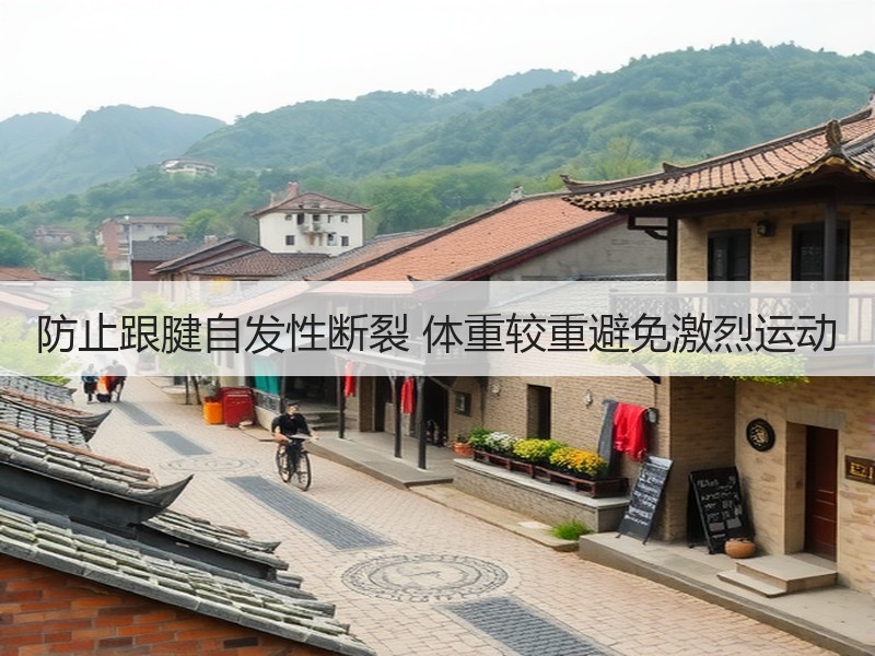 防止跟腱自发性断裂 体重较重避免激烈运动