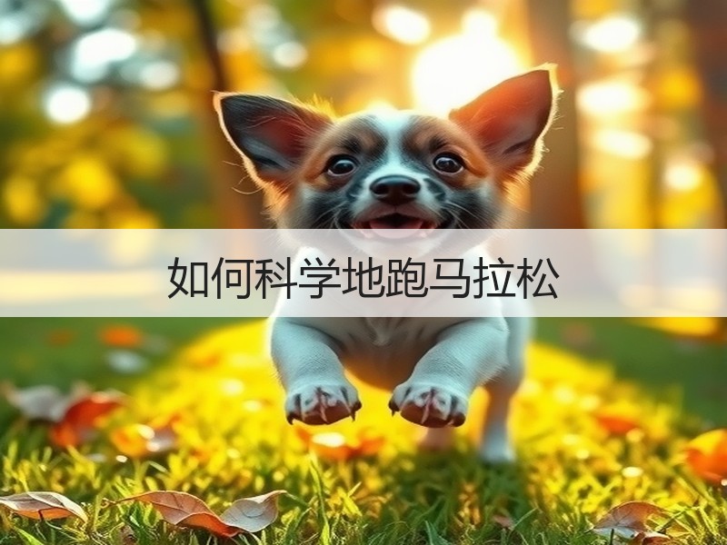 如何科学地跑马拉松