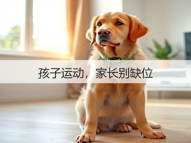孩子运动，家长别缺位