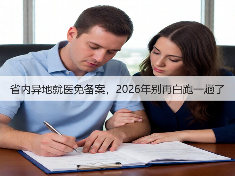 省内异地就医免备案，2026年别再白跑一趟了