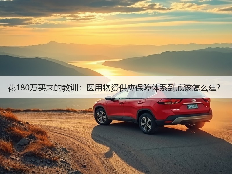 花180万买来的教训：医用物资供应保障体系到底该怎么建？