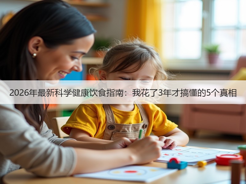 2026年最新科学健康饮食指南：我花了3年才搞懂的5个真相