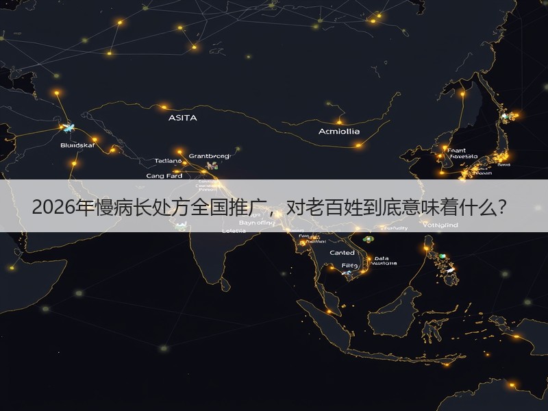 2026年慢病长处方全国推广，对老百姓到底意味着什么？