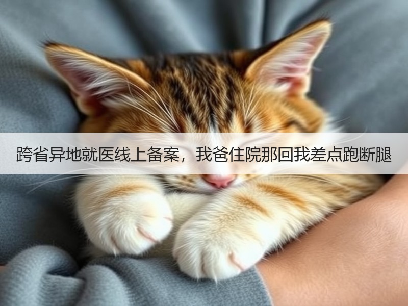 跨省异地就医线上备案，我爸住院那回我差点跑断腿