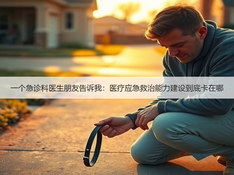 一个急诊科医生朋友告诉我：医疗应急救治能力建设到底卡在哪