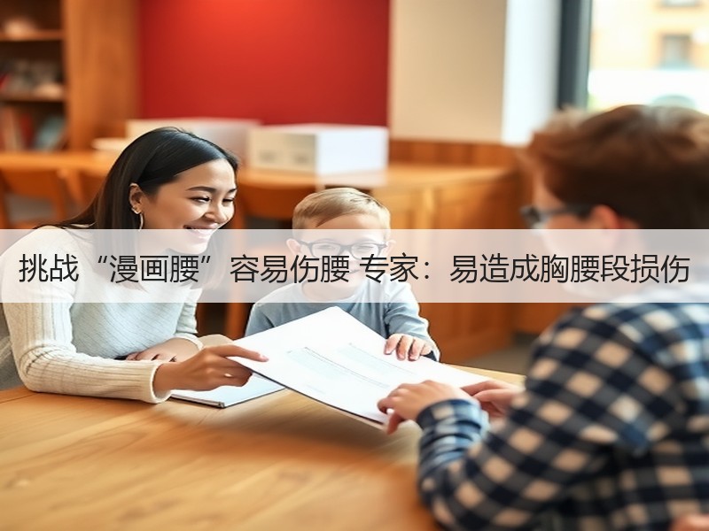 挑战“漫画腰”容易伤腰 专家：易造成胸腰段损伤