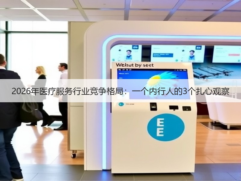 2026年医疗服务行业竞争格局：一个内行人的3个扎心观察