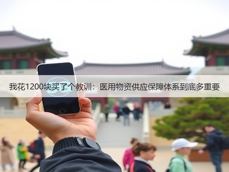 我花1200块买了个教训：医用物资供应保障体系到底多重要