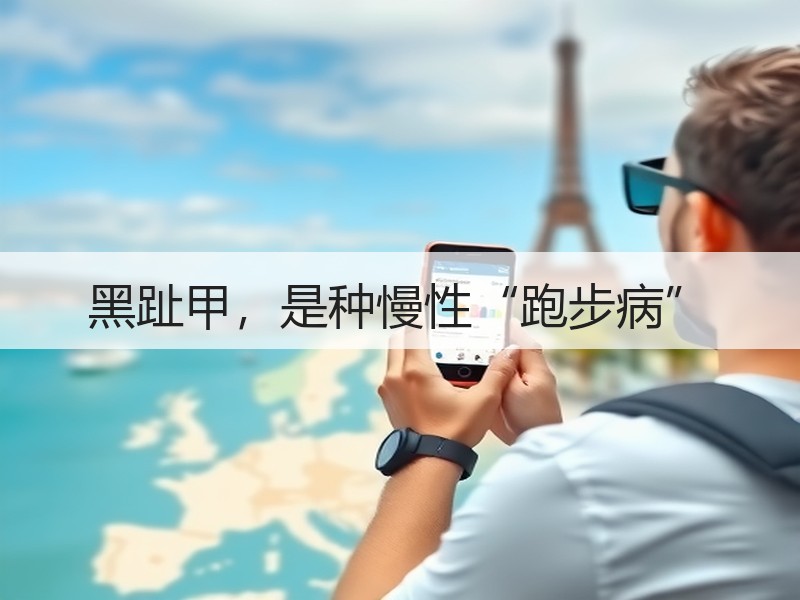 黑趾甲，是种慢性“跑步病”
