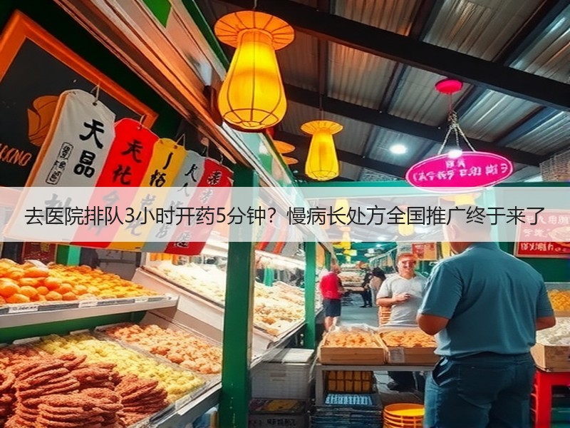 去医院排队3小时开药5分钟？慢病长处方全国推广终于来了