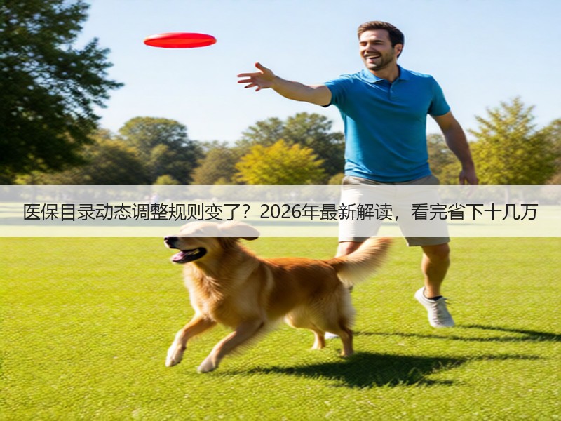 医保目录动态调整规则变了？2026年最新解读，看完省下十几万