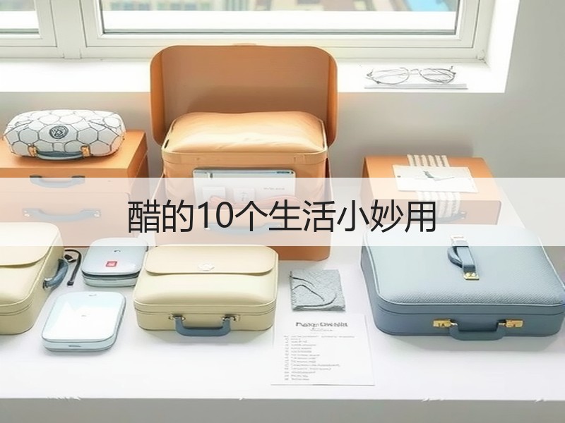 醋的10个生活小妙用