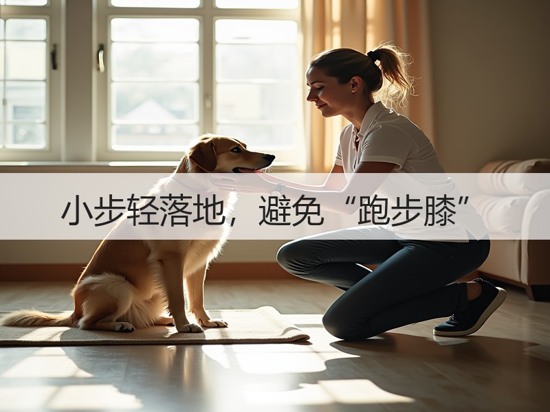 小步轻落地，避免“跑步膝”