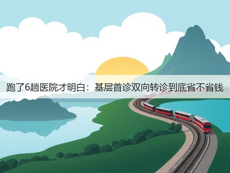 跑了6趟医院才明白：基层首诊双向转诊到底省不省钱