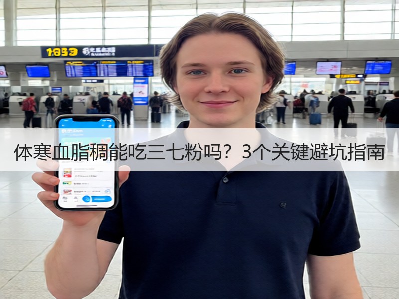 体寒血脂稠能吃三七粉吗？3个关键避坑指南