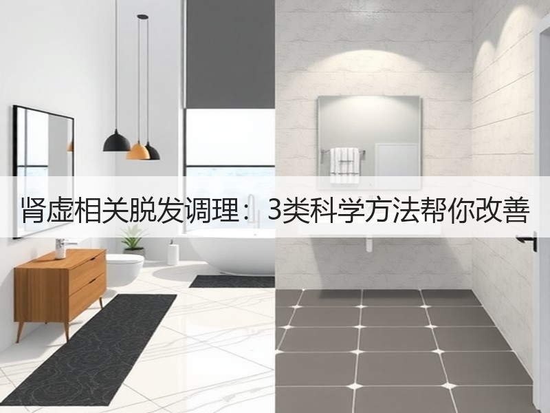 肾虚相关脱发调理：3类科学方法帮你改善
