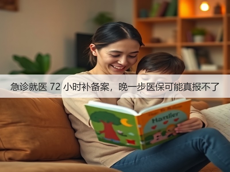 急诊就医 72 小时补备案，晚一步医保可能真报不了