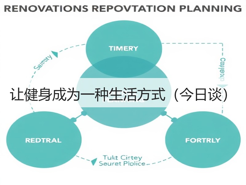 让健身成为一种生活方式（今日谈）