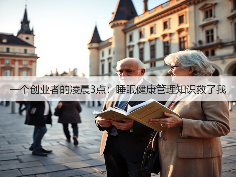 一个创业者的凌晨3点：睡眠健康管理知识救了我