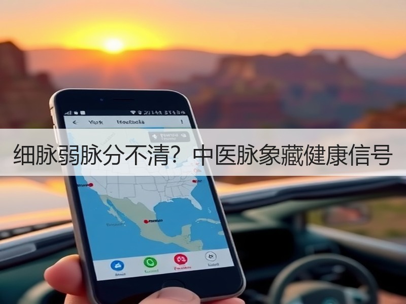 细脉弱脉分不清？中医脉象藏健康信号