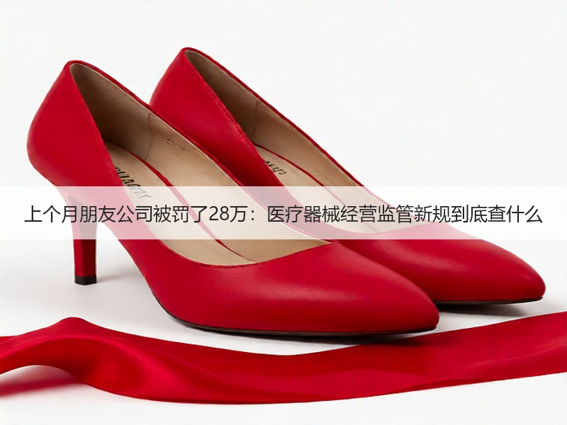 上个月朋友公司被罚了28万：医疗器械经营监管新规到底查什么
