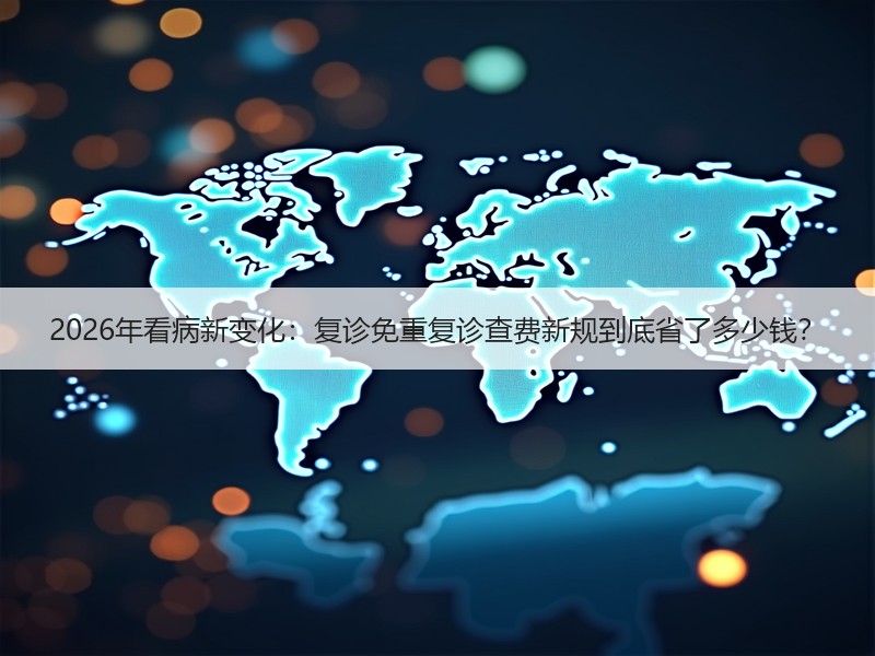 2026年看病新变化：复诊免重复诊查费新规到底省了多少钱？