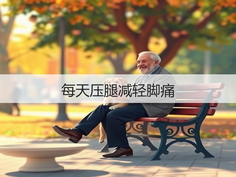 每天压腿减轻脚痛