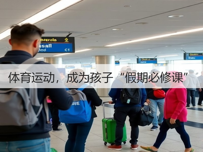 体育运动，成为孩子“假期必修课”