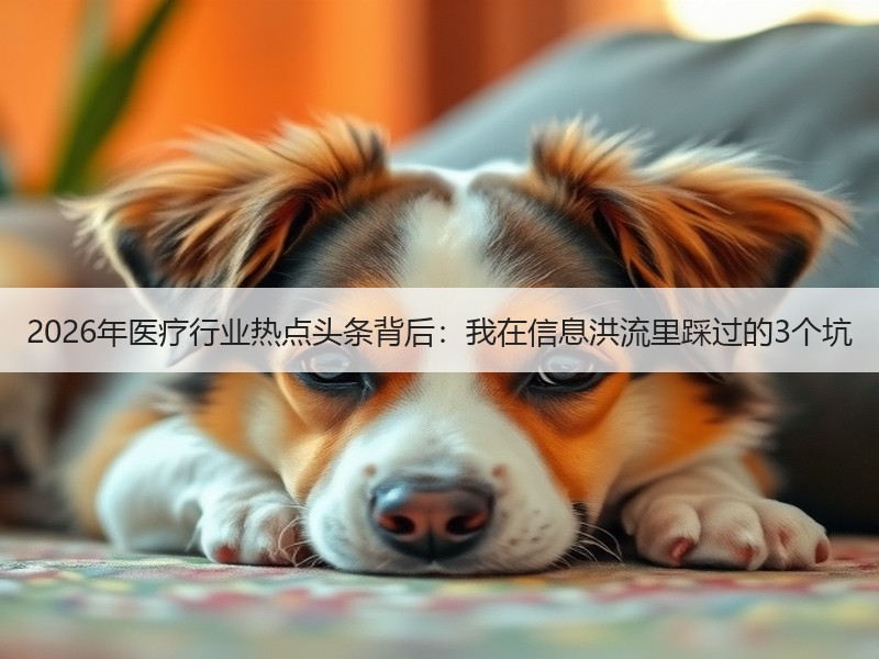 2026年医疗行业热点头条背后：我在信息洪流里踩过的3个坑