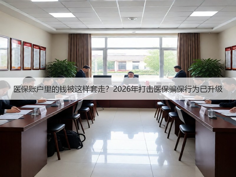医保账户里的钱被这样套走？2026年打击医保骗保行为已升级